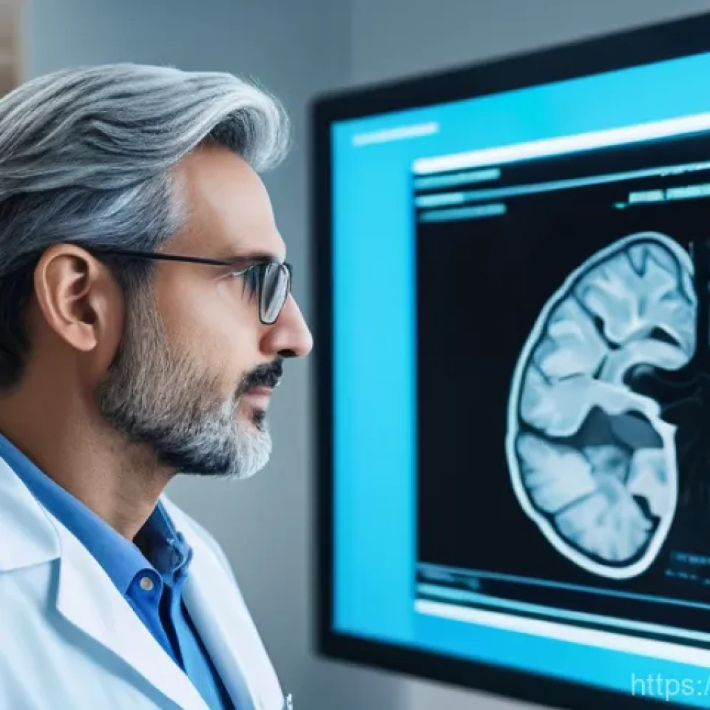 의료 영상 전송 및 분석 - AI-Powered Medical Diagnostics**
A highly detailed, realistic image depicting a modern medical faci...