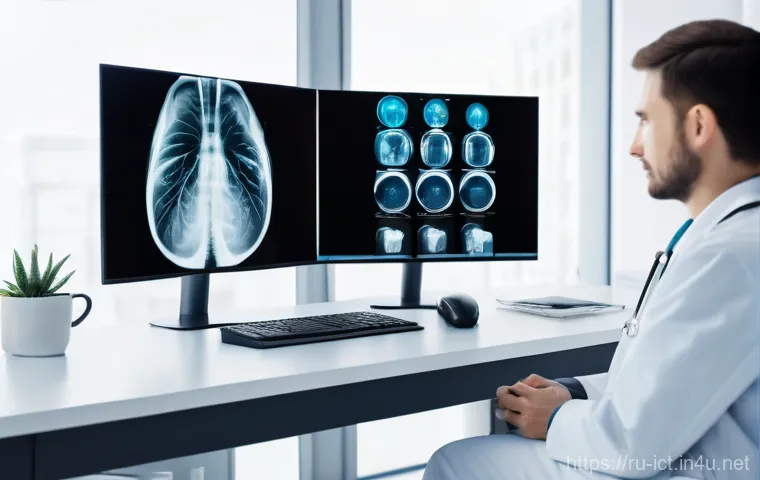 의료 영상 전송 및 분석 - AI-Powered Medical Diagnostics**
A highly detailed, realistic image depicting a modern medical faci... 의료 영상 전송 및 분석 - AI-Powered Medical Diagnostics**
A highly detailed, realistic image depicting a modern medical faci...