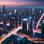 Home 13 AI 기반 무선 신호 처리 - **Prompt:** A highly detailed, cinematic wide shot of a bustling, futuristic metropolis at dusk, whe...