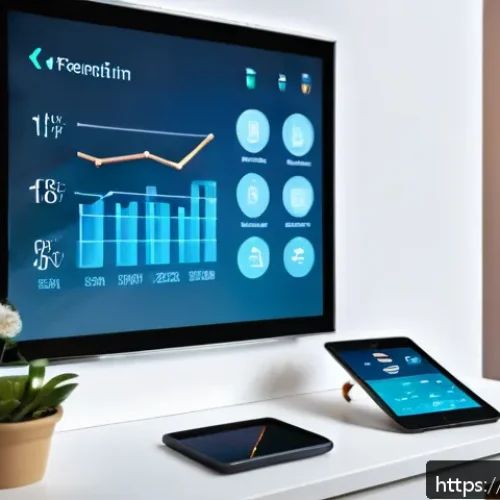 사물인터넷 통신 프로토콜 - A modern smart home interior featuring various IoT devices such as Zigbee and Bluetooth Low Energy s...